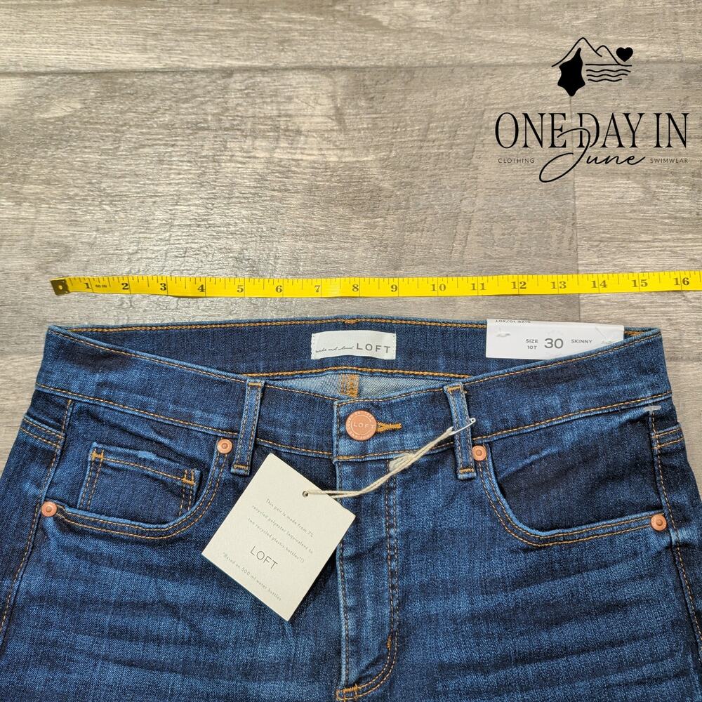 Loft Skinny Jeans Size 10T - Picture 4 of 8